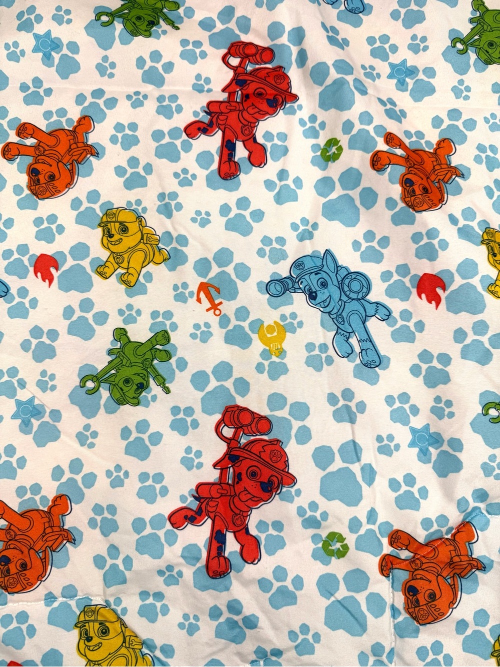 PAW PATROL Toddler Comforter Reversible Ruff Ruff Rescue Nickelodeon 2019 Chase - Picture 9 of 14